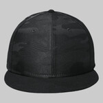 Camo Flat Bill Snapback Cap
